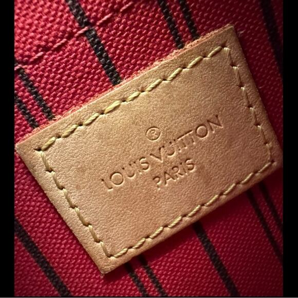 LOUIS VUITTON  Monogram Neverfull MM GM Pochette Pivoine - Picture 3 of 6